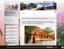 Tablet Screenshot of berbere-montagne.com